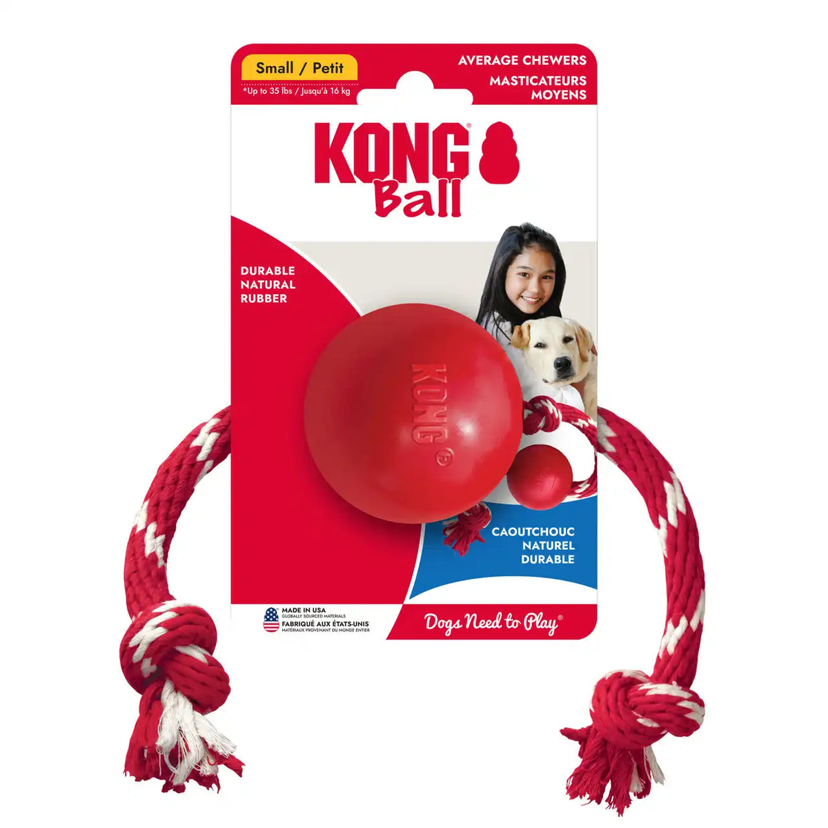 KONG Ball w/Rope
